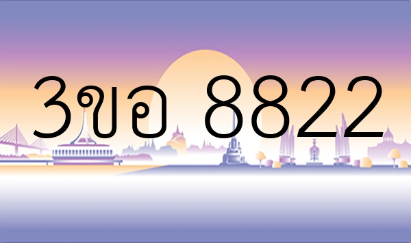 3ขอ 8822